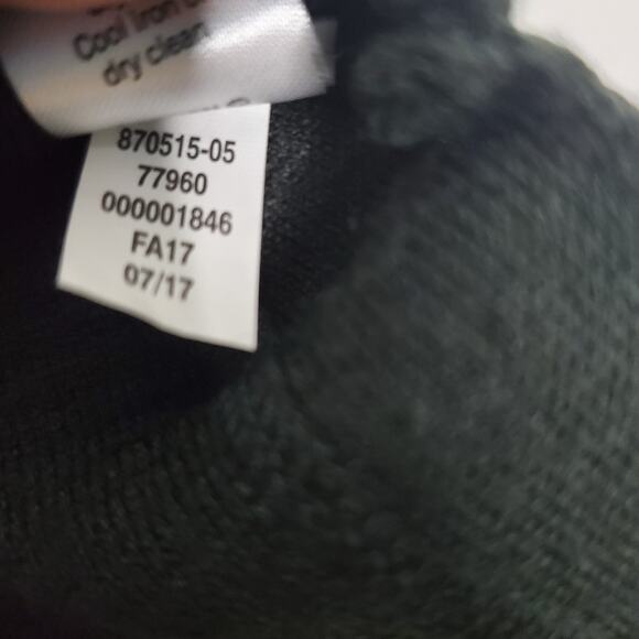 Athleta Women's XS Honeycomb Thermal Waffle Knit Sweater Dark Green/Black - Picture 7 of 8